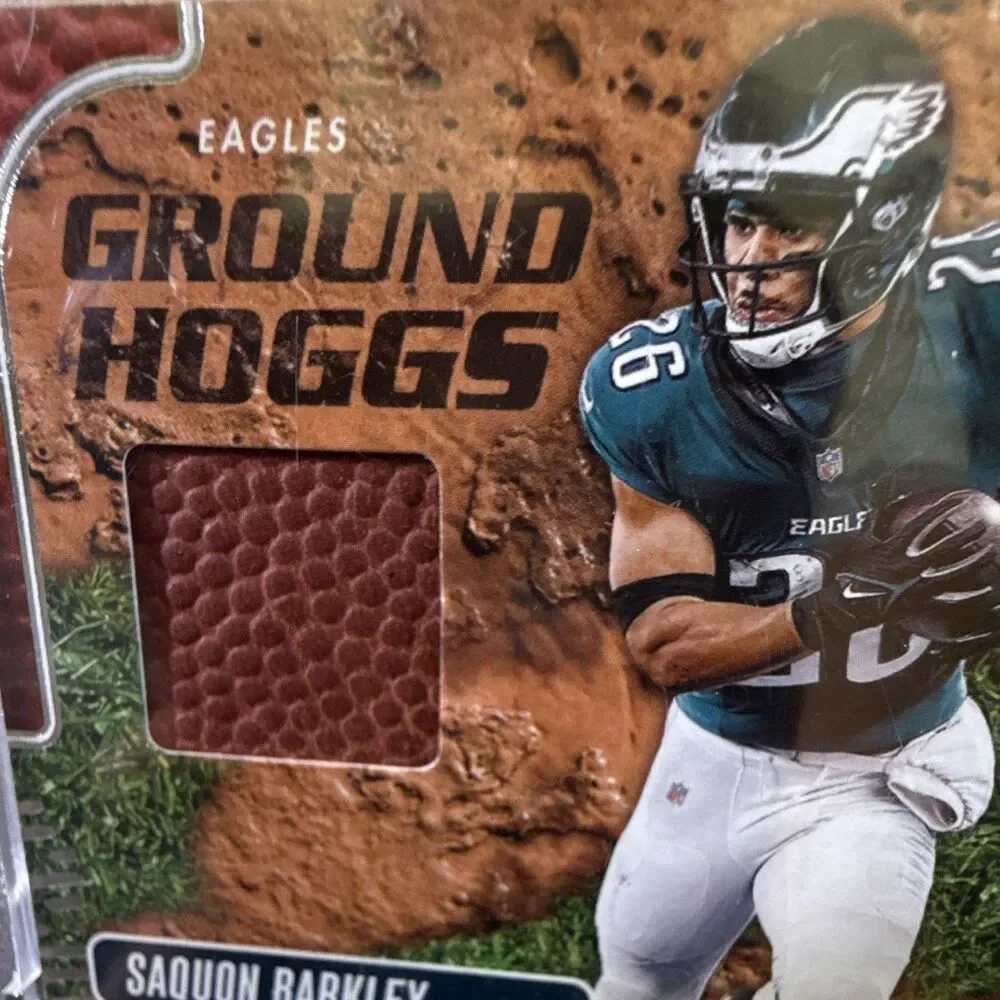 2024 Panini Absolute Saquon Barkley Ground Hoggs Materials MEM #GHM-SBY /250